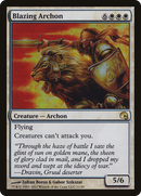 Blazing Archon (GRV-011)  Foil - Premium Deck Series: Graveborn