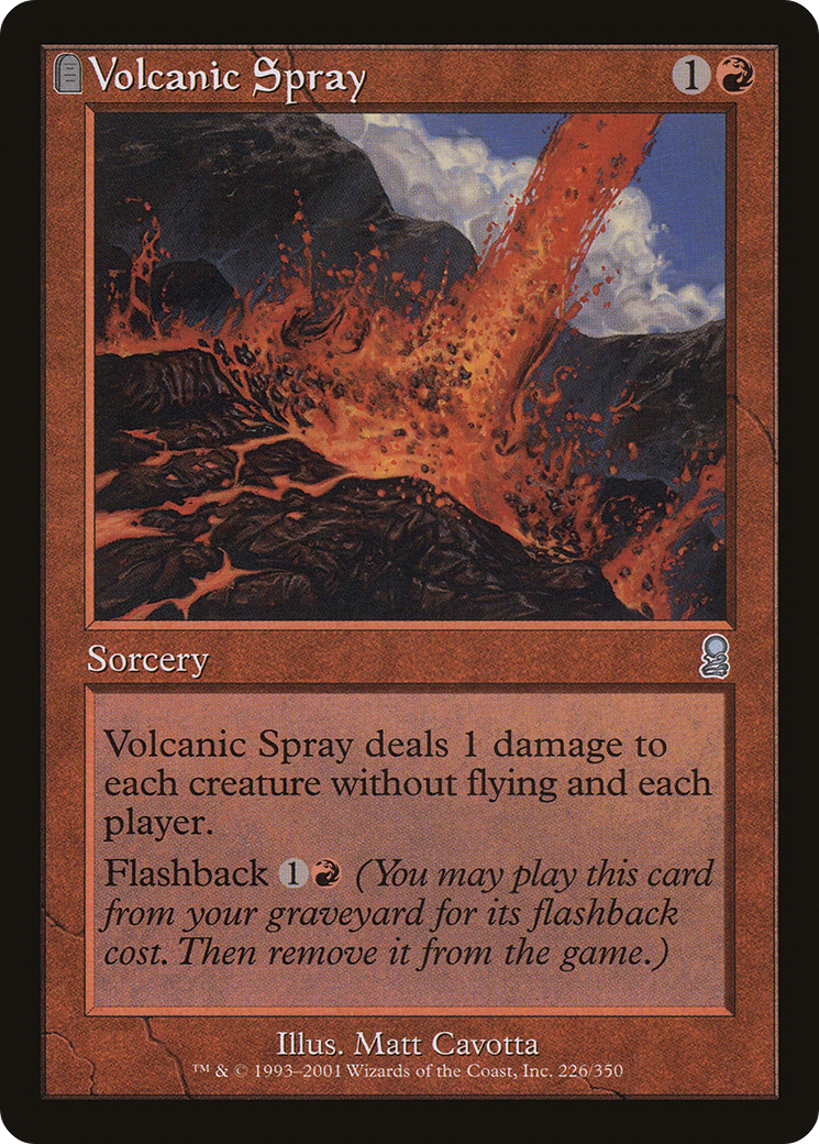 Volcanic Spray (ODY-226)  - Odyssey: (tombstone)