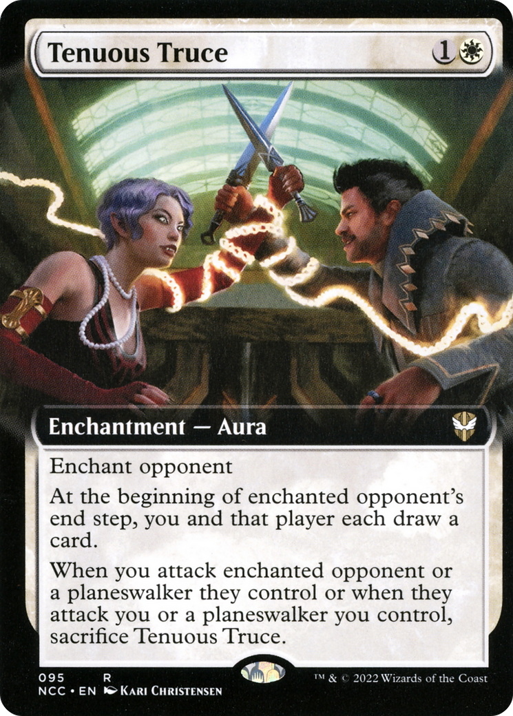 Tenuous Truce (Extended Art) (NCC-095)  Foil - New Capenna Commander: (Extended Art)