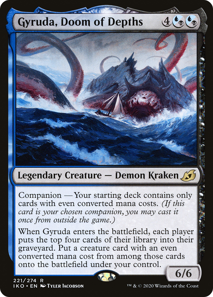 Gyruda, Doom of Depths (IKO-221)  - Ikoria: Lair of Behemoths: (companion)