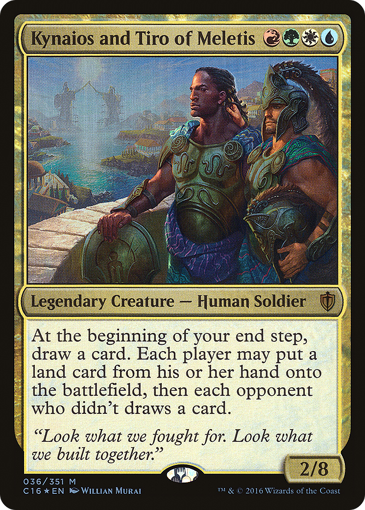 Kynaios and Tiro of Meletis (C16-036)  Foil - Commander 2016