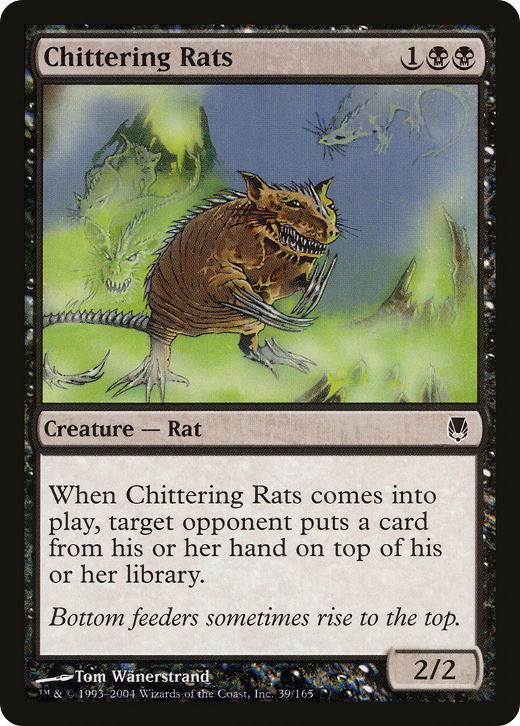 Chittering Rats (DST-039) - Darksteel Foil
