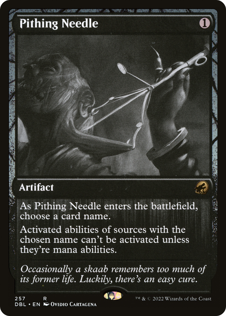 Pithing Needle (DBL-257)  - Innistrad: Double Feature