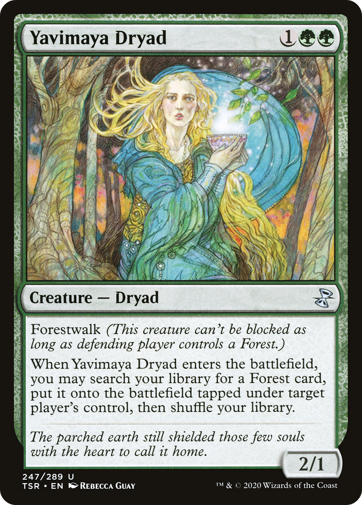 Yavimaya Dryad (TSR-247) - Time Spiral Remastered