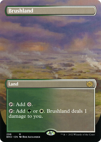 Brushland (Borderless) (BRO-298)  Foil - The Brothers' War