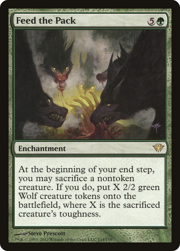 Feed the Pack (DKA-114)  Foil - Dark Ascension