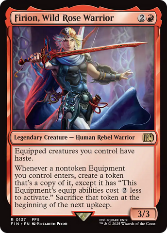 Firion, Wild Rose Warrior (FIN-137)  Foil - FINAL FANTASY