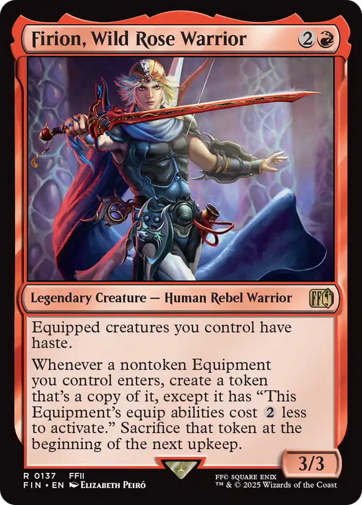 Firion, Wild Rose Warrior (FIN-137)  Foil - FINAL FANTASY