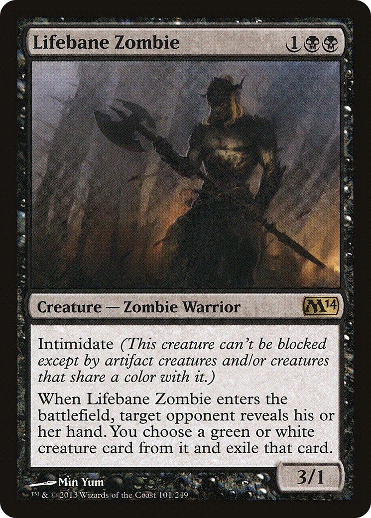 Lifebane Zombie (M14-101)  - Magic 2014