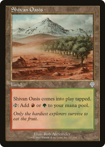 Shivan Oasis (INV-327) - Invasion