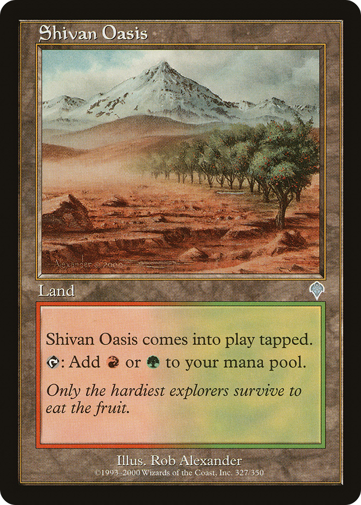Shivan Oasis (INV-327)  Foil - Invasion