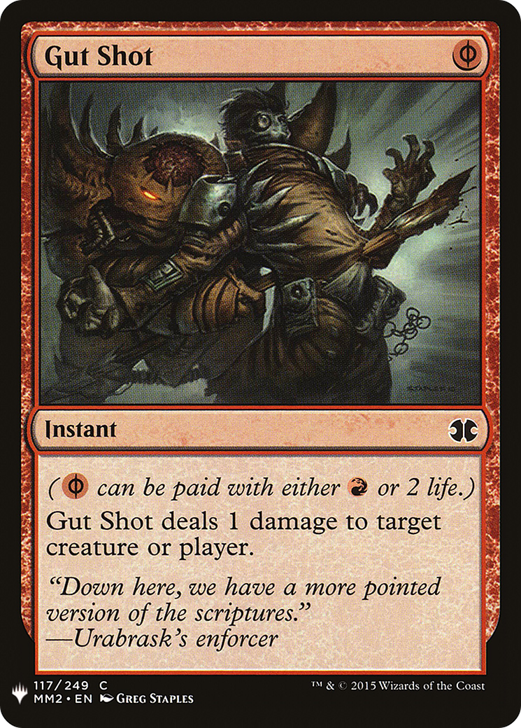 Gut Shot (LIST-117)  - The List