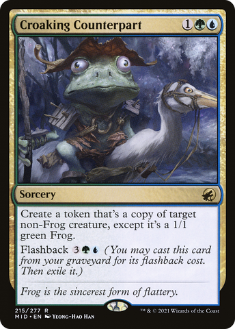 Croaking Counterpart (MID-215)  - Innistrad: Midnight Hunt