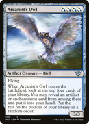 Arcanist's Owl (NEC-135)  - Neon Dynasty Commander