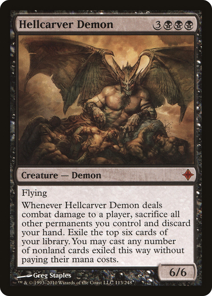 Hellcarver Demon (ROE-113)  - Rise of the Eldrazi