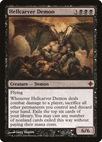 Hellcarver Demon (ROE-113)  - Rise of the Eldrazi