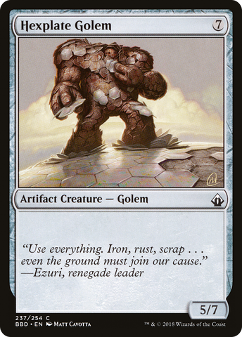 Hexplate Golem (BBD-237)  - Battlebond