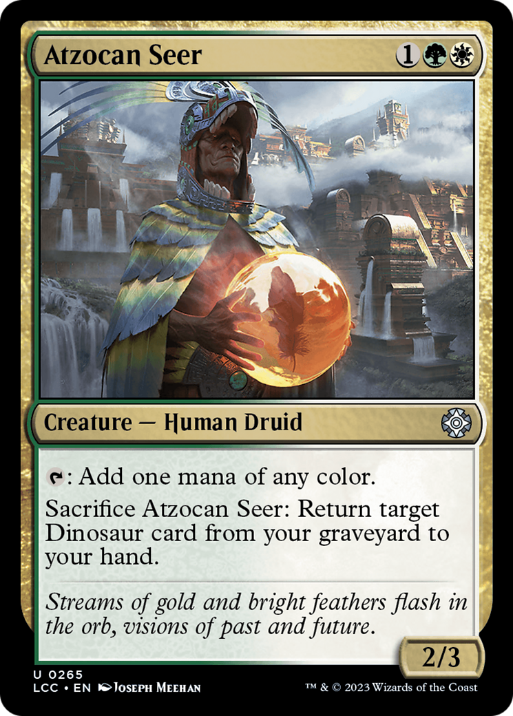 Atzocan Seer (LCC-265)  - The Lost Caverns of Ixalan Commander
