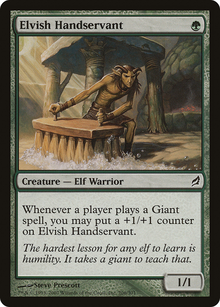 Elvish Handservant (LRW-206)  Foil - Lorwyn