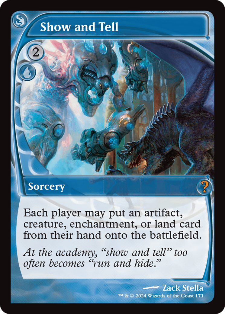 Show and Tell (Future Sight) (MB2-171)  Foil - Mystery Booster 2