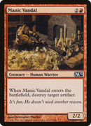 Manic Vandal (M12-151)  Foil - Magic 2012