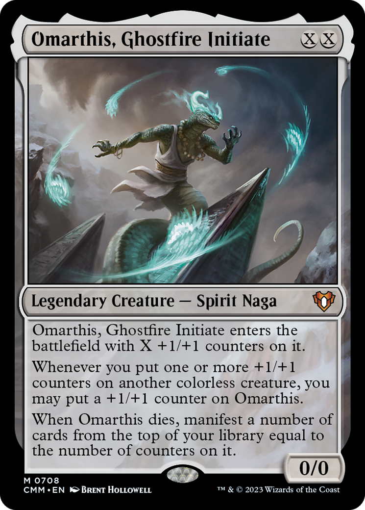 Omarthis, Ghostfire Initiate (CMM-708)  Foil - Commander Masters
