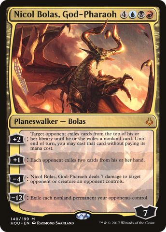Nicol Bolas, God-Pharaoh (HOU-140)  Foil - Hour of Devastation