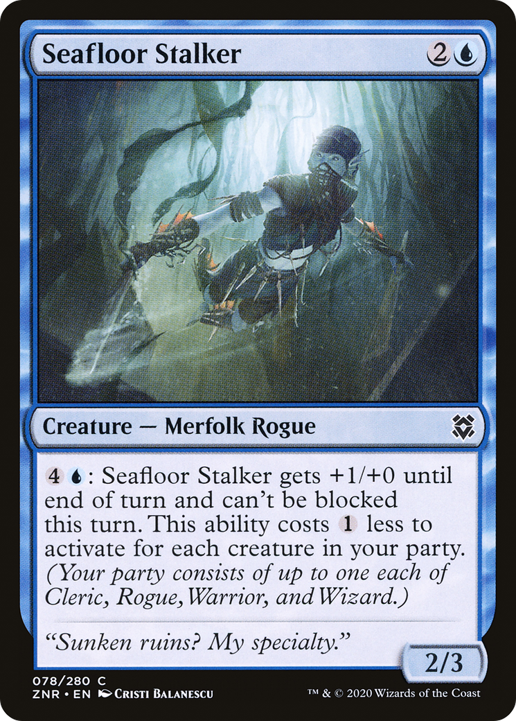 Seafloor Stalker (ZNR-078)  - Zendikar Rising