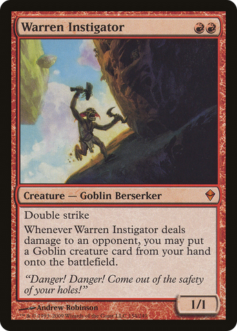 Warren Instigator (ZEN-154) - Zendikar Foil