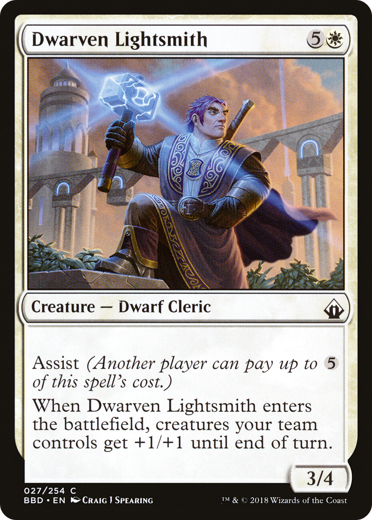 Dwarven Lightsmith (BBD-027)  Foil - Battlebond