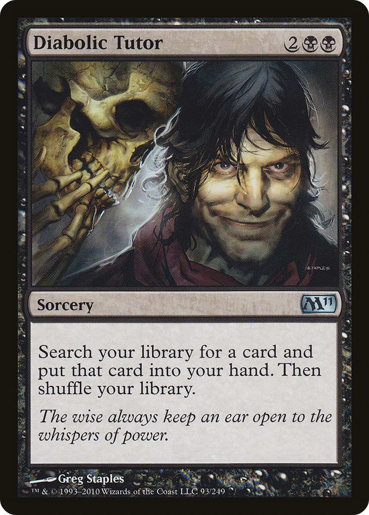 Diabolic Tutor (M11-093)  Foil - Magic 2011