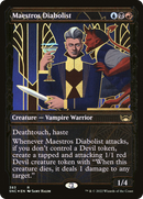 Maestros Diabolist (Gilded Foil) (SNC-383)  Foil - Streets of New Capenna: (Showcase)