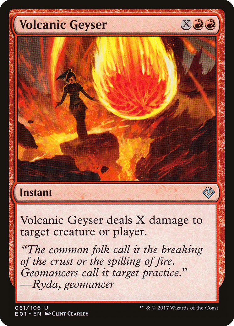 Volcanic Geyser (AC2-061)  - Archenemy: Nicol Bolas