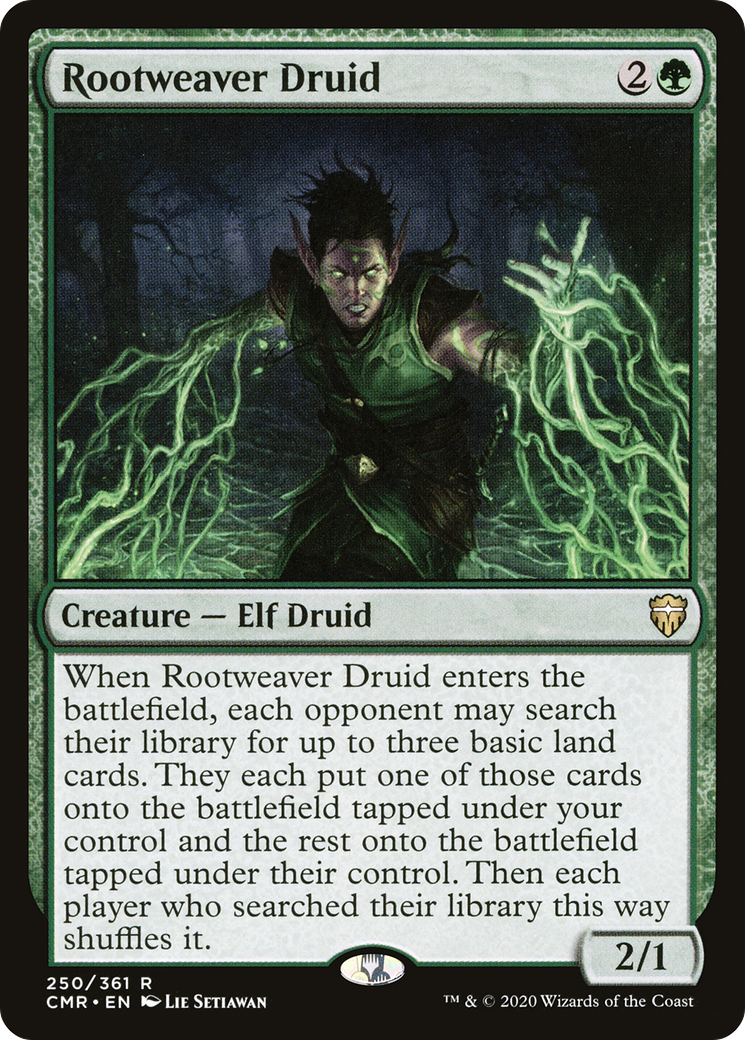 Rootweaver Druid (CMR-250)  - Commander Legends