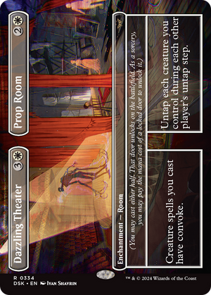 Dazzling Theater // Prop Room (Borderless) (DSK-334)  - Duskmourn: House of Horror