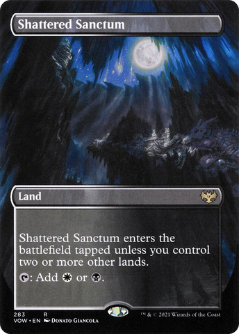Shattered Sanctum (Borderless) (VOW-283)  - Innistrad: Crimson Vow