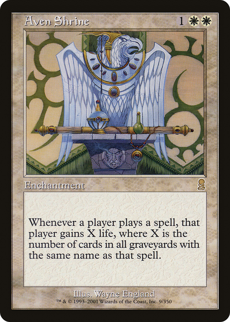 Aven Shrine (ODY-009)  Foil - Odyssey