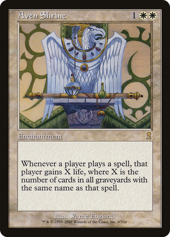 Aven Shrine (ODY-009)  Foil - Odyssey