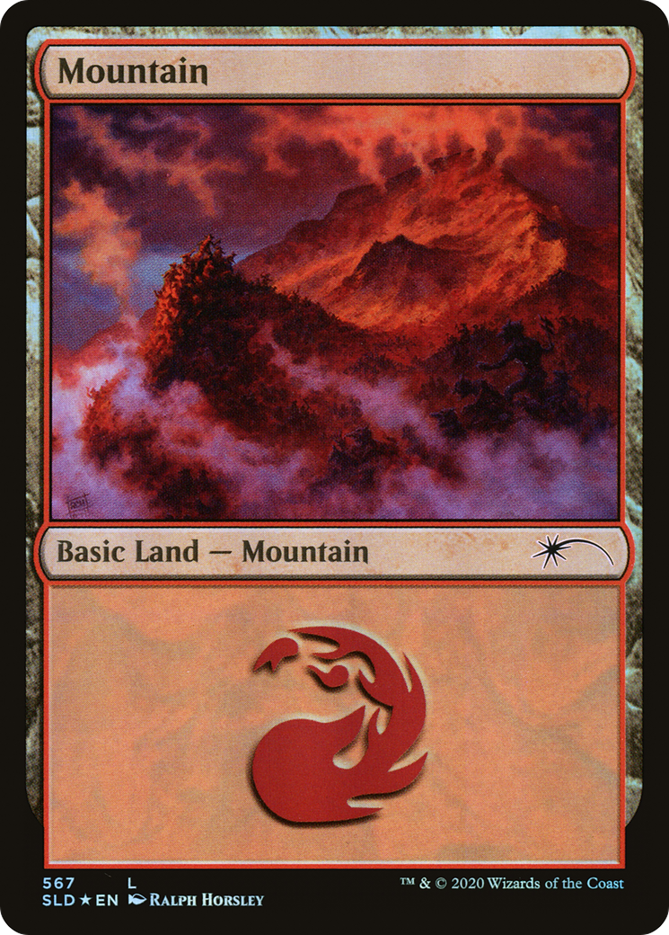 Mountain (567) (SLD-567)  Foil - Secret Lair Drop