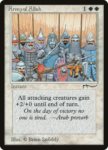 Army of Allah (Light) (ARN-)  - Arabian Nights