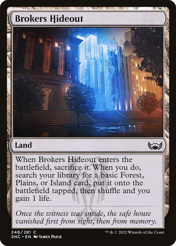 Brokers Hideout (SNC-248)  Foil - Streets of New Capenna