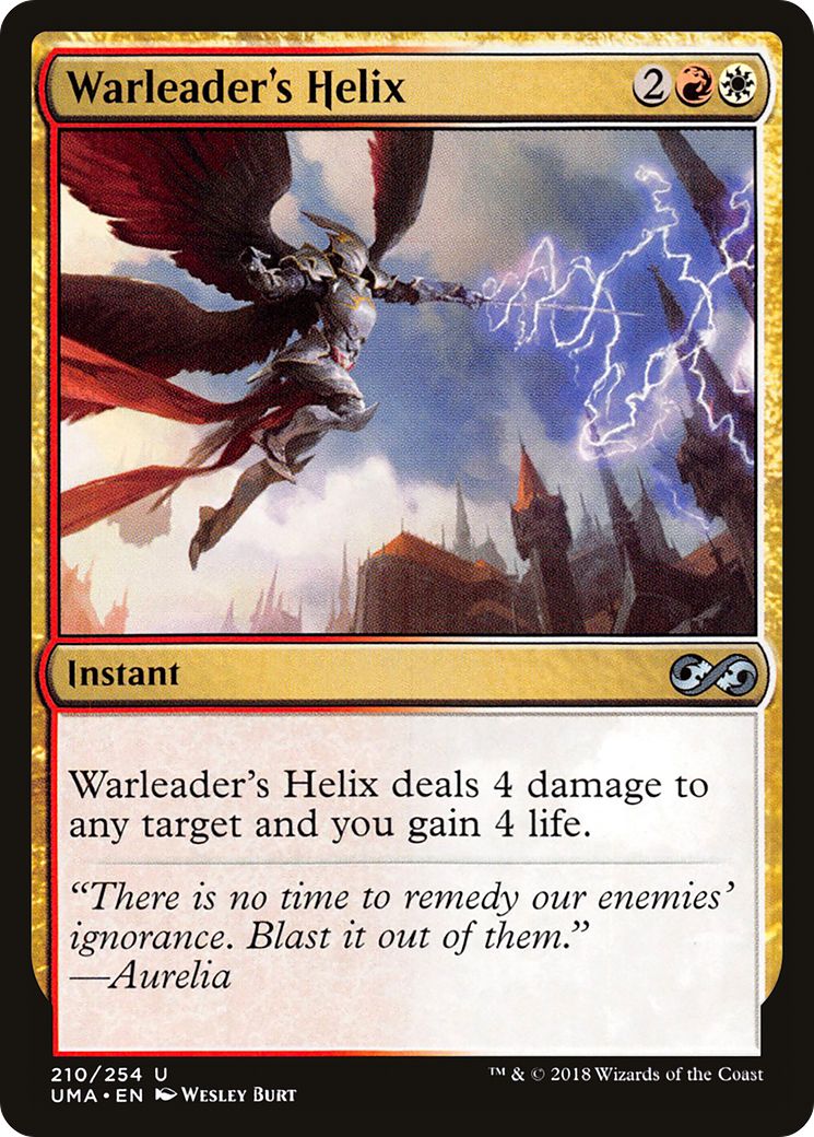 Warleader's Helix (UMA-210)  Foil - Ultimate Masters