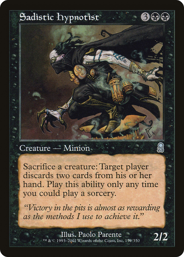 Sadistic Hypnotist (ODY-159)  Foil - Odyssey