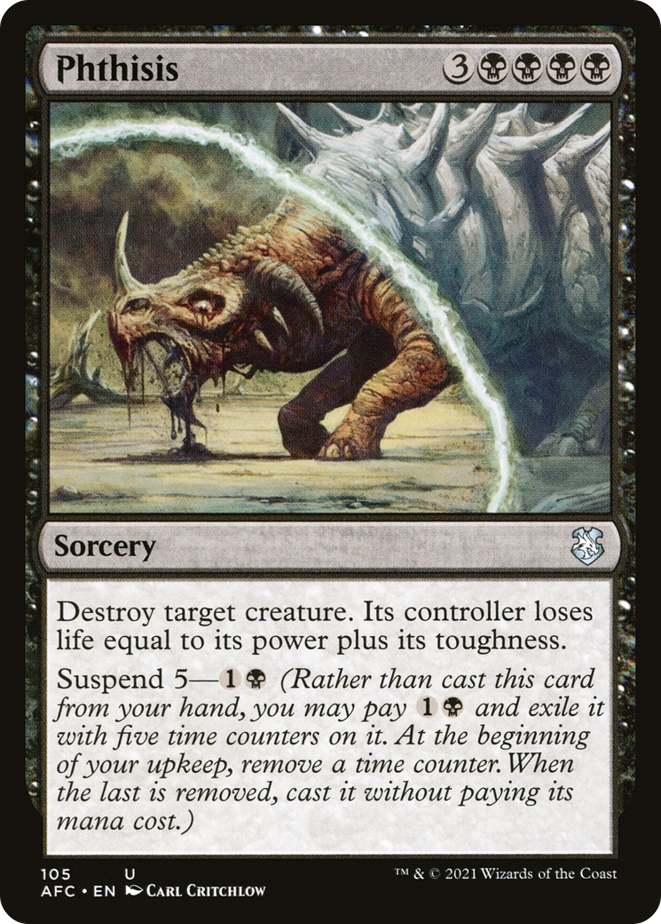 Phthisis (AFC-105) - Adventures in the Forgotten Realms Commander