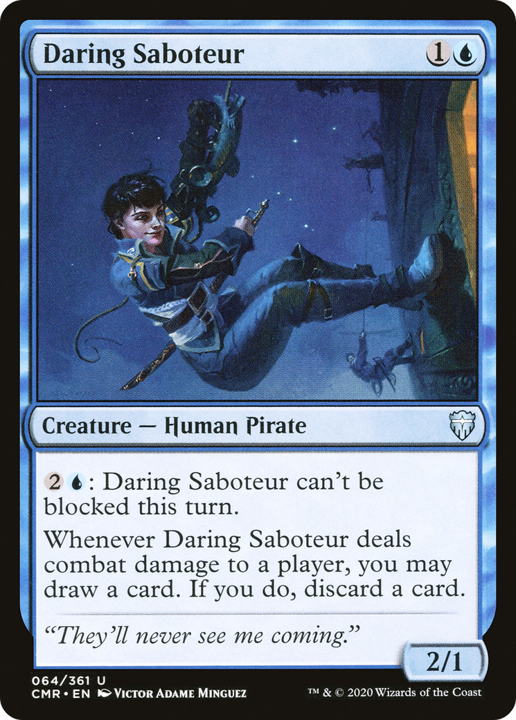 Daring Saboteur (CMR-064)  - Commander Legends