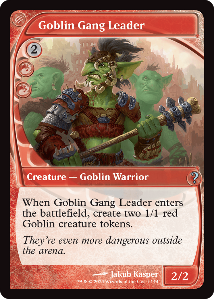 Goblin Gang Leader (Future Sight) (MB2-144)  - Mystery Booster 2