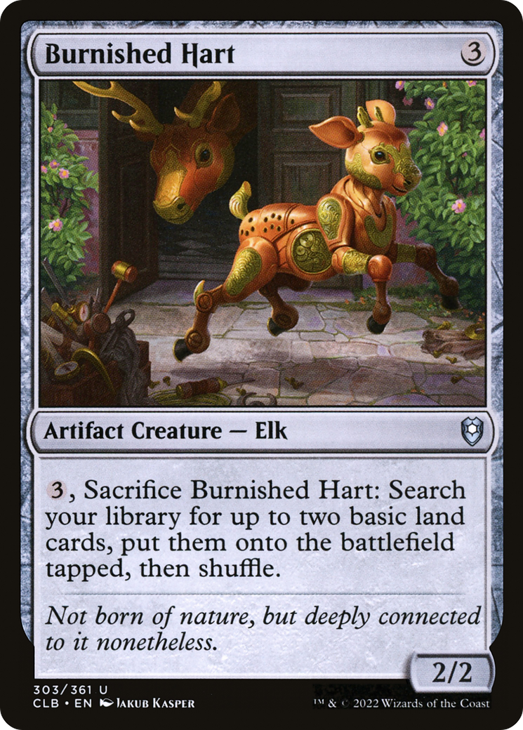 Burnished Hart (CLB-303)  Foil - Commander Legends: Battle for Baldur's Gate