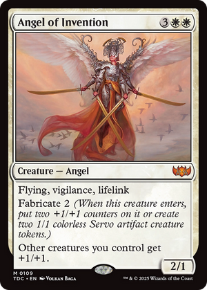 Angel of Invention (TDC-109)  - Commander: Tarkir: Dragonstorm