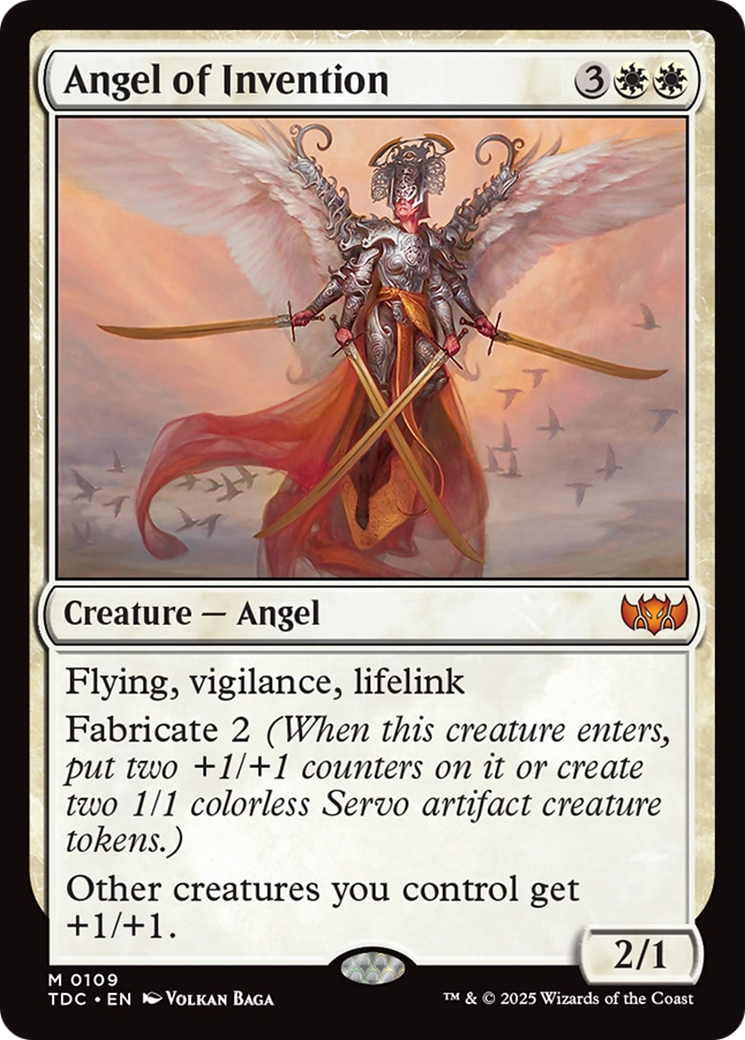 Angel of Invention (TDC-109)  - Commander: Tarkir: Dragonstorm