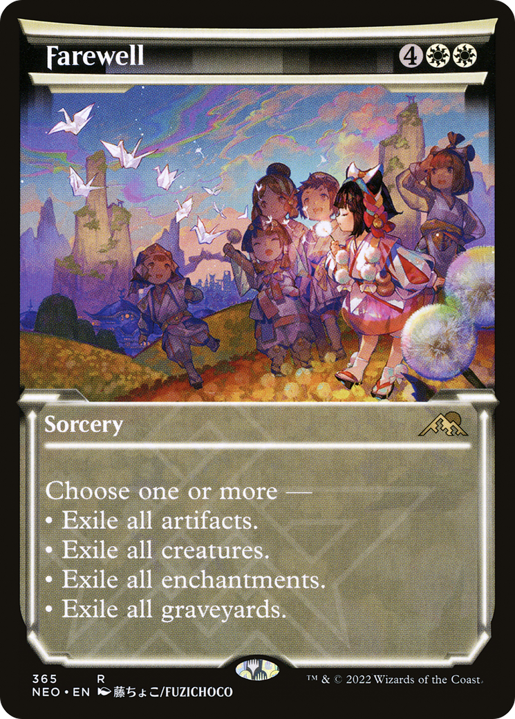 Farewell (Showcase) (NEO-365)  Foil - Kamigawa: Neon Dynasty: (Showcase)